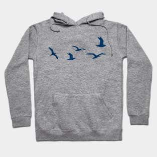 Silver Bay Flock of Seagulls Hoodie